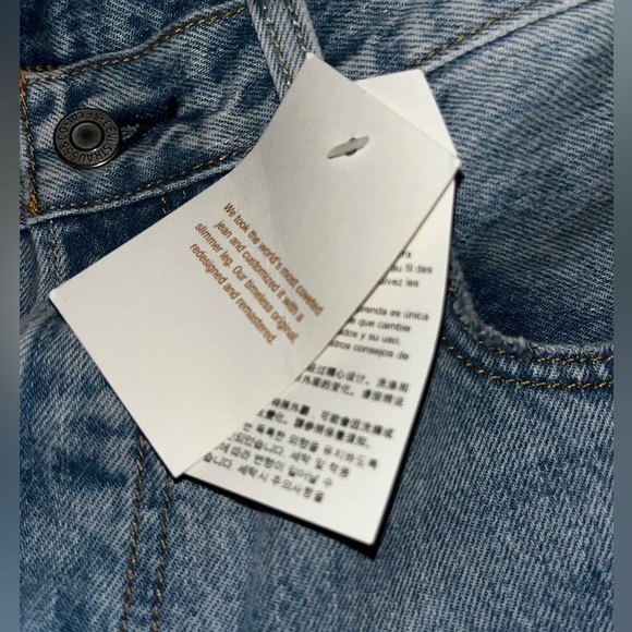 Levi's Women's Straight Leg Jeans in Light Blue - Picture 5 of 6